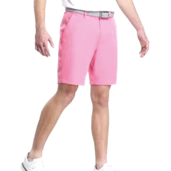 FootJoy Pink Flat Front Performance 10" Inseam Chino Golf Shorts Size 40 - Picture 1 of 12